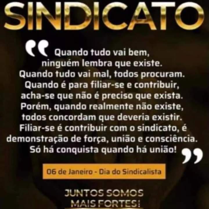 Homenagem Dia do Sindicalista 