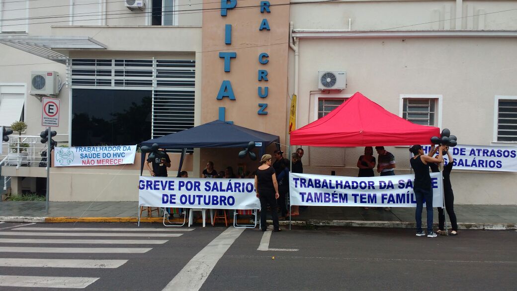 Funcionários do HVC deflagram greve